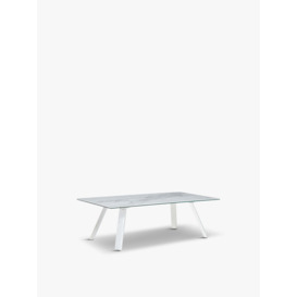 Barker and Stonehouse Ginostra Coffee Table, White Marble - thumbnail 1