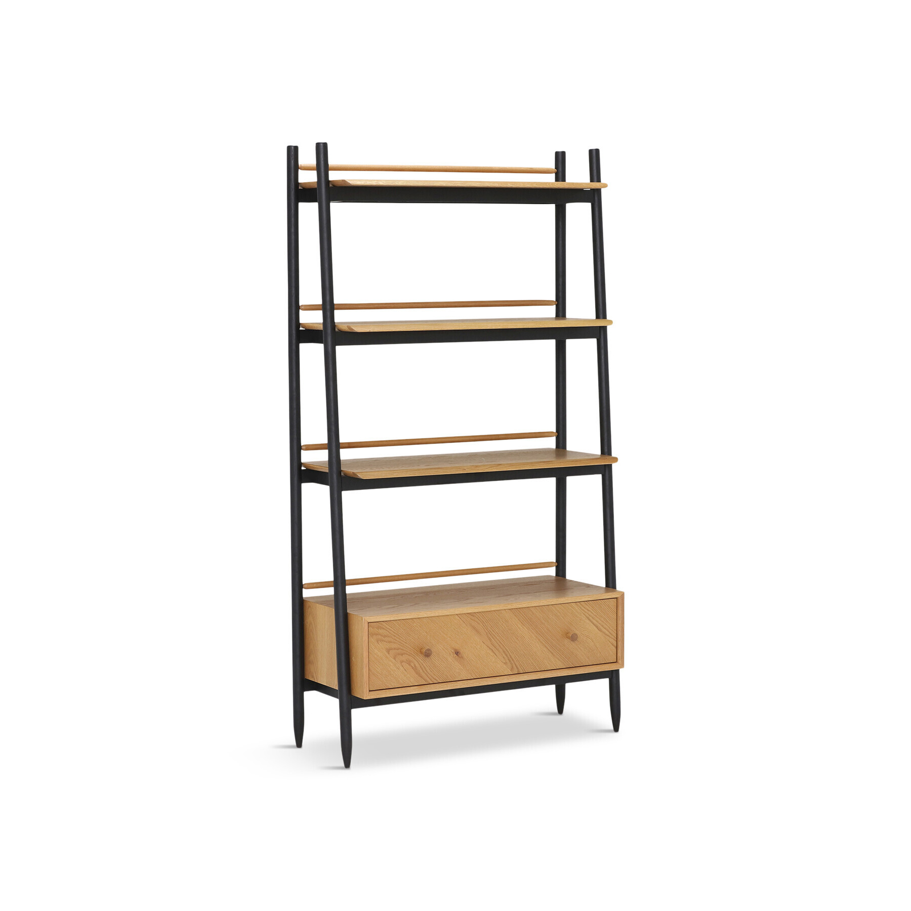 Barker and Stonehouse Ercol Monza Neutral Oak Tall Shelving Unit - image 1