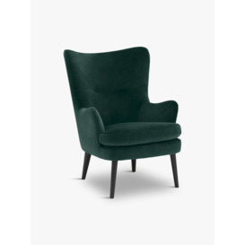 Barker and Stonehouse Marcy Velvet Chair, Emerald Green