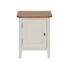 Barker and Stonehouse Mara Right Hand 1 Door Bedside Cabinet White - thumbnail 2