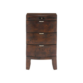 Barker and Stonehouse Navajos Reclaimed Wood 3 Drawer Bedside Brown - thumbnail 2