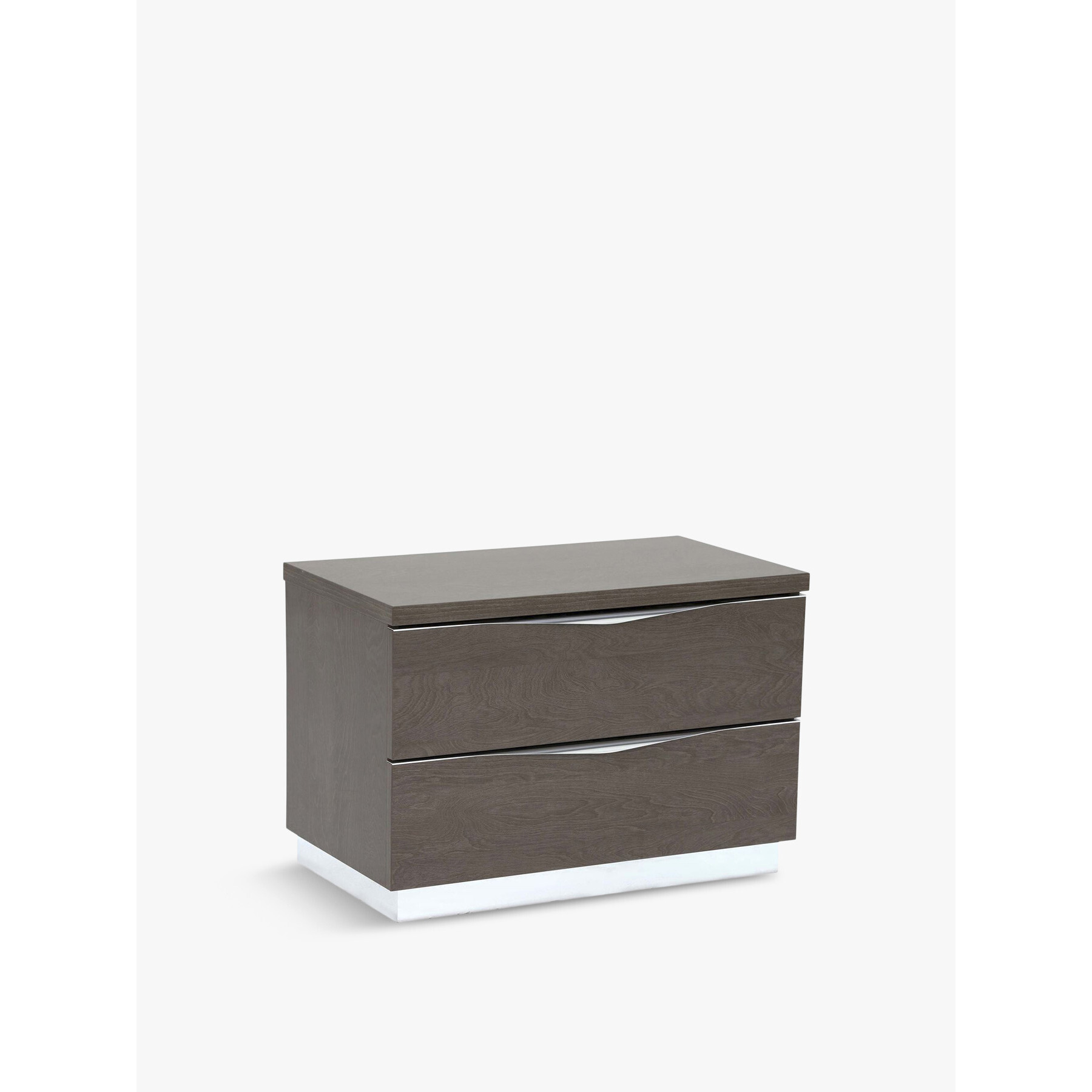 Barker and Stonehouse Lutyen Large Bedside Table, Grey and Taupe - image 1