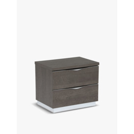 Barker and Stonehouse Lutyen Small Bedside Table, Grey and Taupe