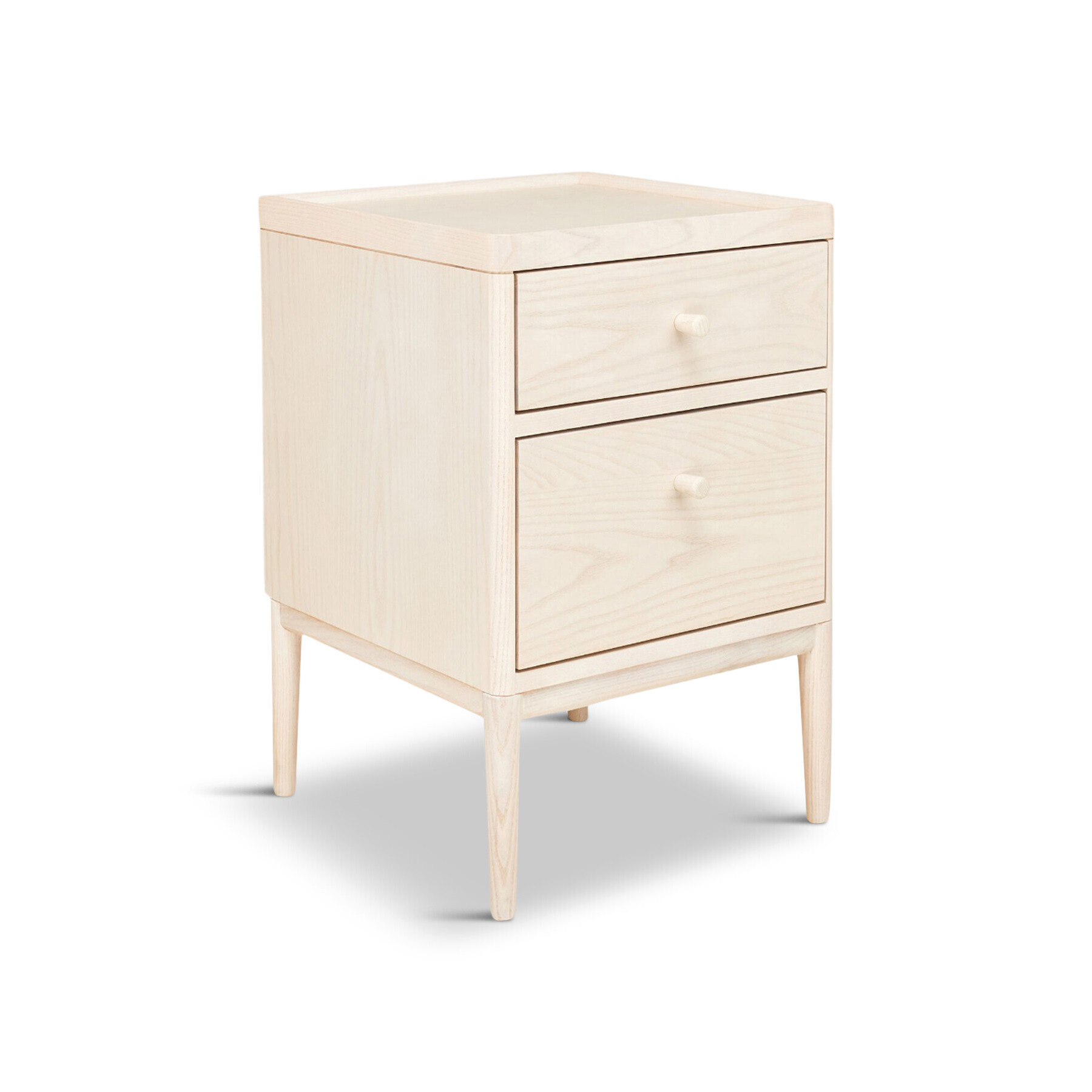 Barker and Stonehouse Ercol Salina Two Drawer Bedside Cabinet Neutral - image 1