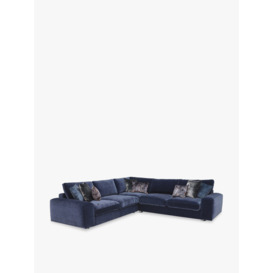 Barker and Stonehouse Sasha Large Corner Sofa - Size 5 seater Blue
