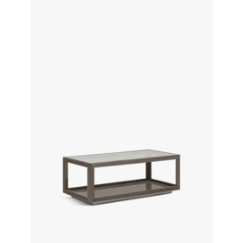 Barker and Stonehouse Vinci Rectangular Coffee Table, Silver Birch Brown