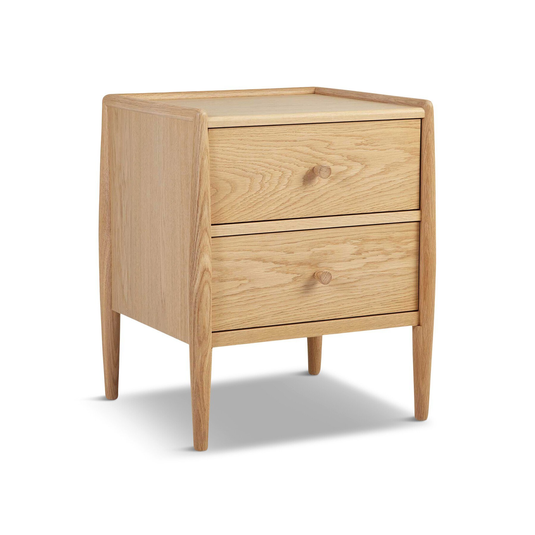 Barker and Stonehouse Ercol Winslow 2 Drawer Bedside Chest Neutral - image 1