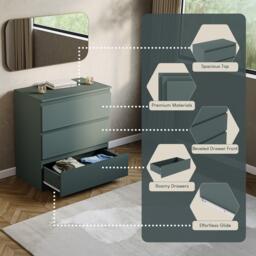Lassic Vida Designs Denver 3 Drawer Chest - thumbnail 7
