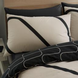 Catherine Lansfield Linear Curve Geometric Reversible Duvet Cover Set - thumbnail 3
