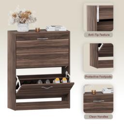 Lassic Vida Designs 2 Drawer Shoe Cabinet - thumbnail 6