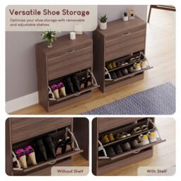 Lassic Vida Designs 2 Drawer Shoe Cabinet - thumbnail 7