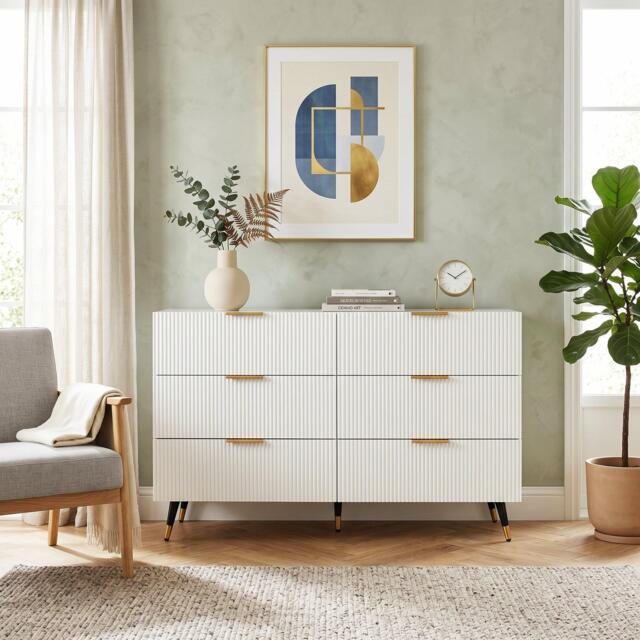 Urban Meuble Modern Chest with Gold Accents - image 1