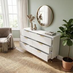 Urban Meuble Modern Chest with Gold Accents - thumbnail 4