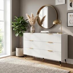 Urban Meuble Modern Chest with Gold Accents - thumbnail 3