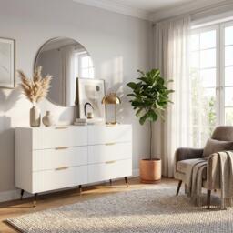 Urban Meuble Modern Chest with Gold Accents - thumbnail 2