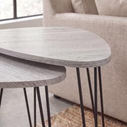 Lassic Vida Designs Brooklyn Nest of 2 Oval Tables - thumbnail 7