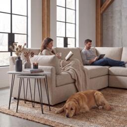 Lassic Vida Designs Brooklyn Nest of 2 Oval Tables - thumbnail 5