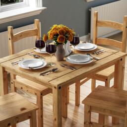 Lassic Vida Designs Corona 4 Seater Dining Set - thumbnail 3