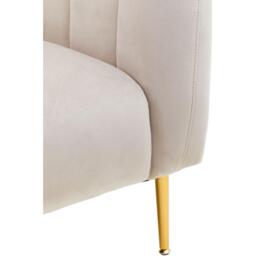 Fifty Five South Yasmeen Silver Grey Velvet Armchair - thumbnail 4