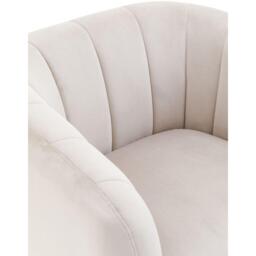 Fifty Five South Yasmeen Silver Grey Velvet Armchair - thumbnail 3