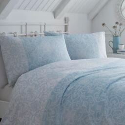 Dreams and Drapes Frampton Reversible Duvet Cover Set in Blue - thumbnail 2