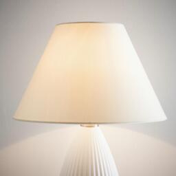K Living Traditional Cream Cotton Coolie Lampshade - thumbnail 2