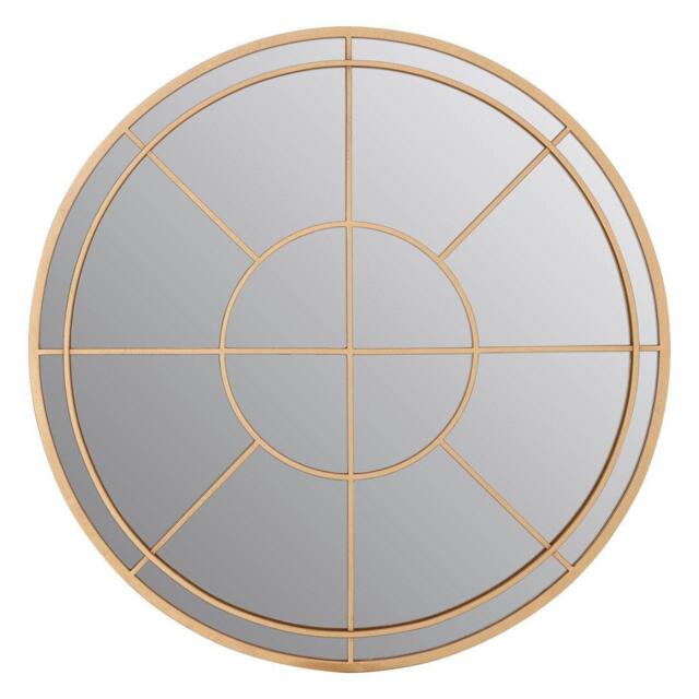 Fifty Five South Beauly Gold Finish Round Wall Mirror