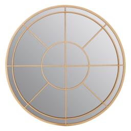 Fifty Five South Beauly Gold Finish Round Wall Mirror