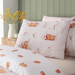Catherine Lansfield Happy Capy(bara) Reversible Duvet Cover Set - thumbnail 3