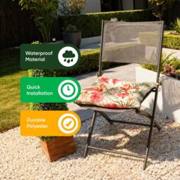 Streetwize Outdoor Seat Cushions - Flamingo Palm - thumbnail 6