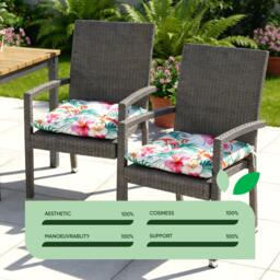 Streetwize Outdoor Seat Cushions - Flamingo Palm - thumbnail 4