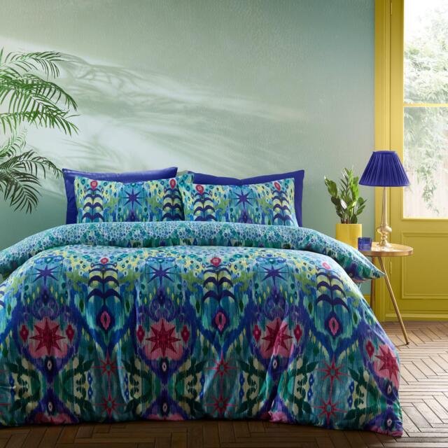 Matthew Williamson Ikat 200 TC Cotton Sateen Duvet Cover Set - image 1
