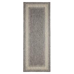 Homemaker Gel Greek Key Rug Steel Grey - thumbnail 4