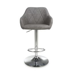 Shankar Set of 2 Elmdon Faux Leather Bar Stools - thumbnail 3