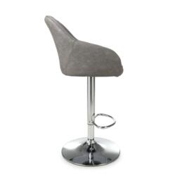 Shankar Set of 2 Elmdon Faux Leather Bar Stools - thumbnail 2