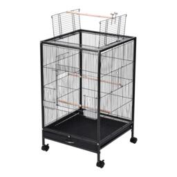 KIDKID PET Open Play Top Metal Pet Bird Cage with Casters - thumbnail 5
