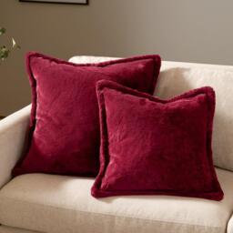 Furn Kallu Faux Fur Fibre Filled Cushion - thumbnail 5