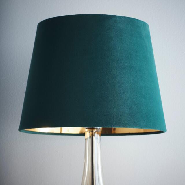 K Living Green Velvet Empire Light Shade Gold Inner - image 1