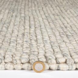 Esselle Delilah Mottled Wool Pebble Cream Rug 200x290cm - thumbnail 3