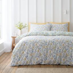 Bianca Ditsy Floral Cotton Reversible Duvet Cover Set - thumbnail 2