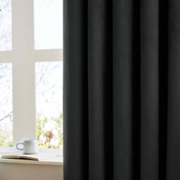 Furn The Ultimate Velvet Blackout Eyelet Curtains - thumbnail 4