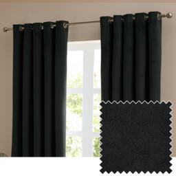 Furn The Ultimate Velvet Blackout Eyelet Curtains - thumbnail 7