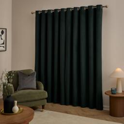 Furn The Ultimate Velvet Blackout Eyelet Curtains - thumbnail 3