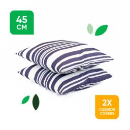 Streetwize Pack of 2 Decorative Scatter Cushion Covers 45x45c - thumbnail 2