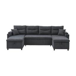 Urban Meuble 4-Seater U-Shaped Sleeper Sofa with Storage - thumbnail 5