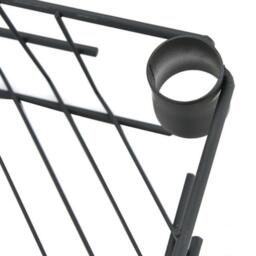 LIFE IDEAS 4 Tier Metal Corner Shower Shelf Black - thumbnail 6