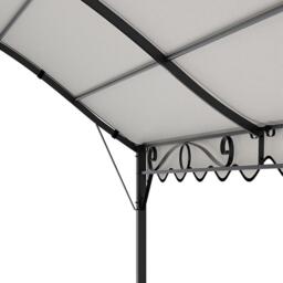 Breeins 10x10ft Outdoor Metal Arched Pergola with Canopy - thumbnail 5