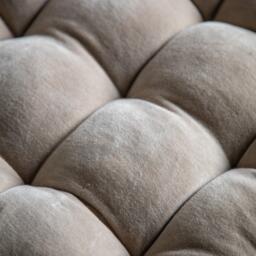 Gallery Cotton Velvet Seatpad Natural 430x430mm - thumbnail 4