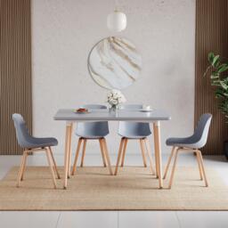 Lassic Vida Designs Batley 4 Seater Square Dining Table - thumbnail 3