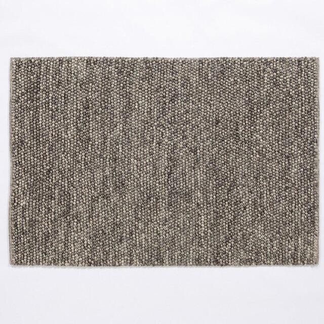 Esselle Delilah Mottled Wool Pebble Grey Rug 200x290cm - image 1